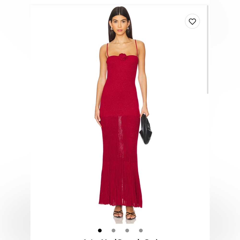 Aster Maxi Dress in Red